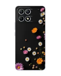 Чехол для Xiaomi POCO F6 с картинкой «Цветочная композиция»
