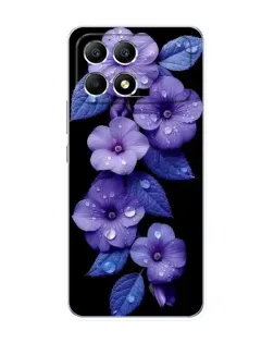 Чехол для Xiaomi POCO F6 с картинкой «Фиолетовые цветы с росою» Чехол для Xiaomi POCO F6 с картинкой «Фиолетовые цветы с росою»
