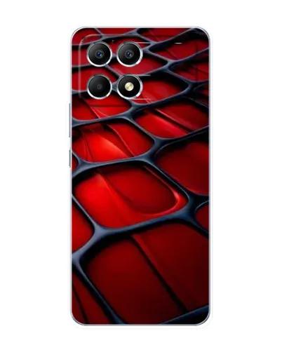 Чохол для Xiaomi POCO F6 з картинкою «Червона глянцева сітка» Чохол для Xiaomi POCO F6 з картинкою «Червона глянцева сітка»