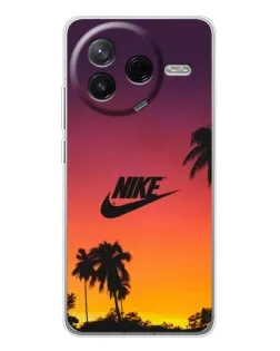 Чехол для Xiaomi POCO F7 Pro с картинкой «Nike на закате солнца»