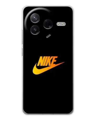Чехол для Xiaomi POCO F7 Pro с картинкой «Золотой логотип Nike»