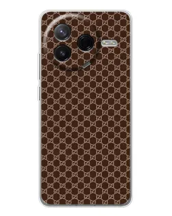 Чехол для Xiaomi POCO F7 Pro с картинкой «Gucci — шоколадная сетка» Чехол для Xiaomi POCO F7 Pro с картинкой «Gucci — шоколадная сетка»
