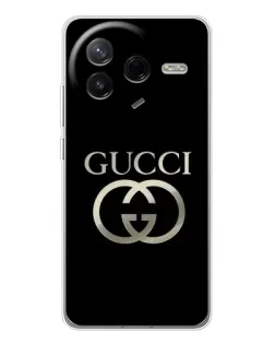 Чехол для Xiaomi POCO F7 Pro с картинкой «Gucci — золото на черном» Чехол для Xiaomi POCO F7 Pro с картинкой «Gucci — золото на черном»