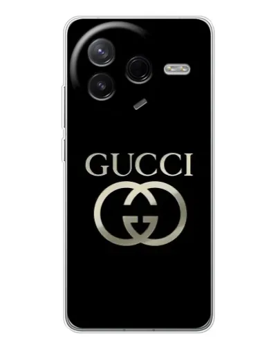 Чехол для Xiaomi POCO F7 Pro с картинкой «Gucci — золото на черном» Чехол для Xiaomi POCO F7 Pro с картинкой «Gucci — золото на черном»