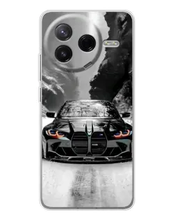 Чехол для Xiaomi POCO F7 Pro с картинкой «BMW — акварельный дрифт» Чехол для Xiaomi POCO F7 Pro с картинкой «BMW — акварельный дрифт»
