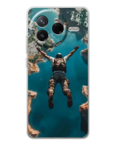 Чехол для Xiaomi POCO F7 Pro с картинкой «PUBG — свободное падение» Чехол для Xiaomi POCO F7 Pro с картинкой «PUBG — свободное падение»