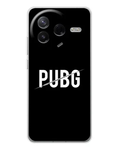 Чехол для Xiaomi POCO F7 Pro с картинкой «PUBG — белый логотип» Чехол для Xiaomi POCO F7 Pro с картинкой «PUBG — белый логотип»