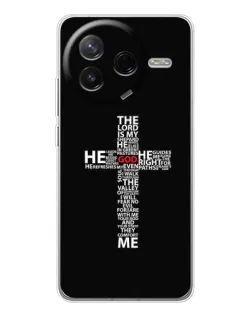 Чехол для Xiaomi POCO F7 Pro с картинкой «Текстовый крест»