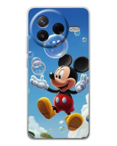 Чехол для Xiaomi POCO F7 Pro с картинкой «Mickey и мыльные пузыри» Чехол для Xiaomi POCO F7 Pro с картинкой «Mickey и мыльные пузыри»