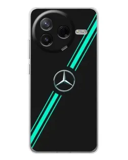 Чехол для Xiaomi POCO F7 Pro с картинкой «Спортивные линии Mercedes» Чехол для Xiaomi POCO F7 Pro с картинкой «Спортивные линии Mercedes»