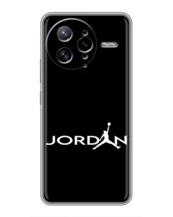Чехол для Xiaomi POCO F7 Ultra с картинкой «Jordan White Logo»