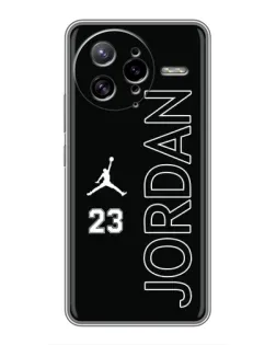 Чехол для Xiaomi POCO F7 Ultra с картинкой «Jordan Vertical»