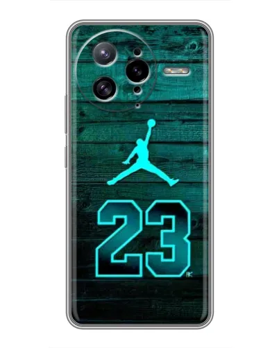 Чехол для Xiaomi POCO F7 Ultra с картинкой «Jordan Cyan 23»