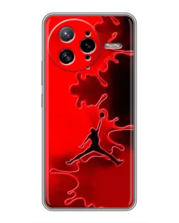Чехол для Xiaomi POCO F7 Ultra с картинкой «Jordan Red Smoke»