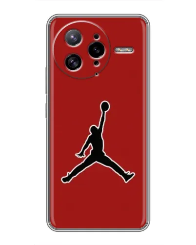 Чехол для Xiaomi POCO F7 Ultra с картинкой «Jordan Red Back»