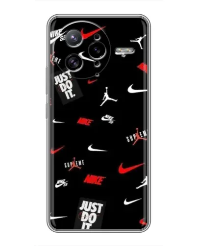 Чехол для Xiaomi POCO F7 Ultra с картинкой «Nike Mix Pattern»