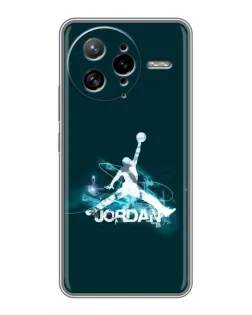 Чехол для Xiaomi POCO F7 Ultra с картинкой «Jordan Blue Fire»