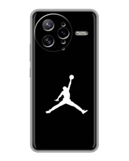 Чехол для Xiaomi POCO F7 Ultra с картинкой «Jordan Silhouette»