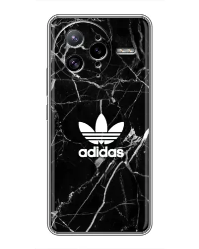Чехол для Xiaomi POCO F7 Ultra с картинкой «Белый мрамор Adidas»