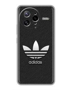 Чехол для Xiaomi POCO F7 Ultra с картинкой «Adidas Карбоновая текстура»