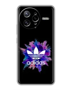 Чехол для Xiaomi POCO F7 Ultra с картинкой «Взрыв красок Adidas»