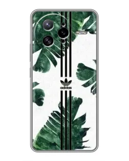 Чехол для Xiaomi POCO F7 Ultra с картинкой «Пальмовые листья адидас»