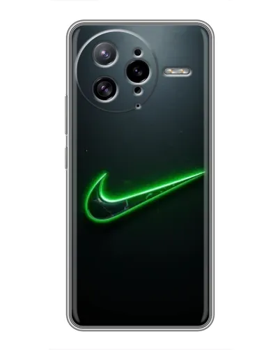 Чехол для Xiaomi POCO F7 Ultra с картинкой «Неоновый контур Nike»