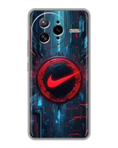 Чехол для Xiaomi POCO F7 Ultra с картинкой «Техногенный стиль Nike»
