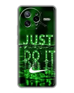 Чехол для Xiaomi POCO F7 Ultra с картинкой «Зеленый неоновый Nike»
