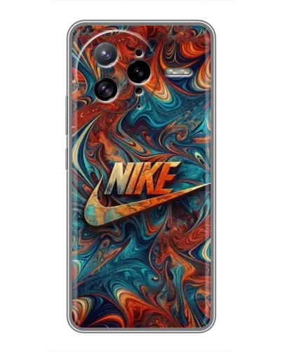 Чехол для Xiaomi POCO F7 Ultra с картинкой «Nike в абстракции»