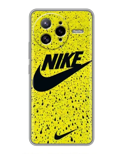 Чехол для Xiaomi POCO F7 Ultra с картинкой «Желтый текстурный Nike»
