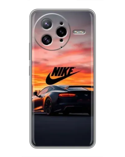 Чехол для Xiaomi POCO F7 Ultra с картинкой «Nike и суперкар»