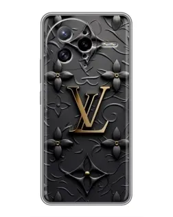 Чехол для Xiaomi POCO F7 Ultra с картинкой «Кожаная текстура LV»