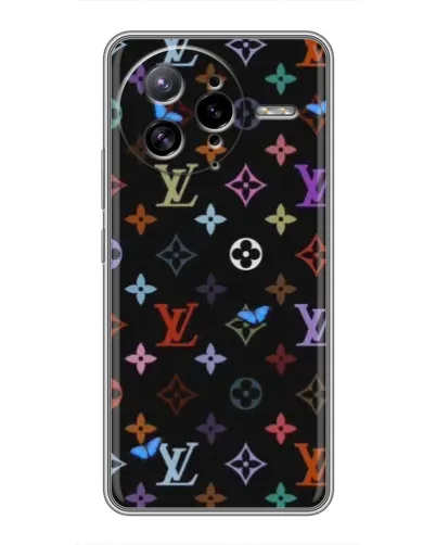 Чехол для Xiaomi POCO F7 Ultra с картинкой «Цветная монограмма LV»