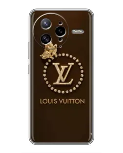 Чехол для Xiaomi POCO F7 Ultra с картинкой «LV — золотая печать»