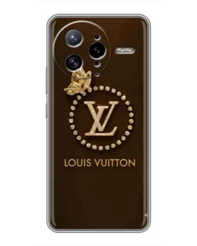 Чехол для Xiaomi POCO F7 Ultra с картинкой «LV — золотая печать»