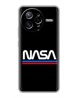 Чехол для Xiaomi POCO F7 Ultra с картинкой «NASA — классика Red Blue»
