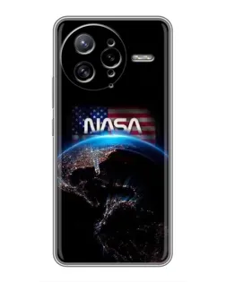 Чехол для Xiaomi POCO F7 Ultra с картинкой «Земля из космоса NASA»