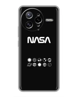 Чехол для Xiaomi POCO F7 Ultra с картинкой «NASA — технический принт»
