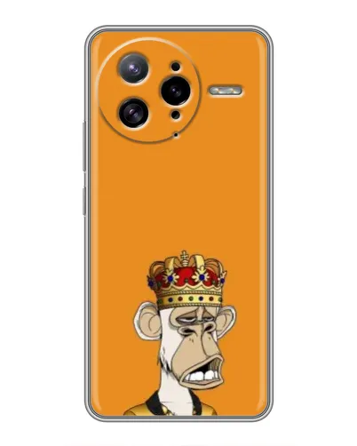 Чехол для Xiaomi POCO F7 Ultra с картинкой «Золотая обезьяна Bored Ape»