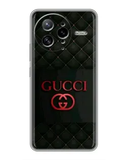 Чохол для Xiaomi POCO F7 Ultra з картинкою «Gucci — стьобаний чорний»