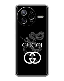 Чохол для Xiaomi POCO F7 Ultra з картинкою «Gucci — срібна змія»