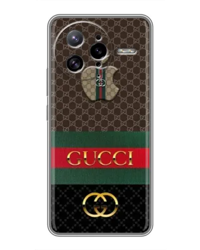 Чехол для Xiaomi POCO F7 Ultra с картинкой «Gucci — брендированный десерт» Чехол для Xiaomi POCO F7 Ultra с картинкой «Gucci — брендированный десерт»