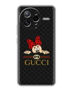 Чохол для Xiaomi POCO F7 Ultra з картинкою «Мінні Маус Gucci — чорний»