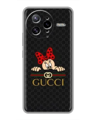 Чехол для Xiaomi POCO F7 Ultra с картинкой «Минни Маус Gucci — черный» Чехол для Xiaomi POCO F7 Ultra с картинкой «Минни Маус Gucci — черный»