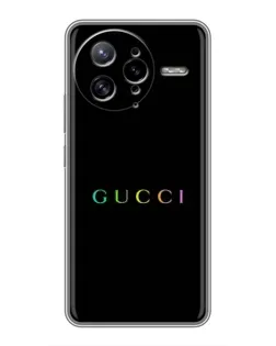Чохол для Xiaomi POCO F7 Ultra з картинкою «Gucci — неоновий мінімалізм»