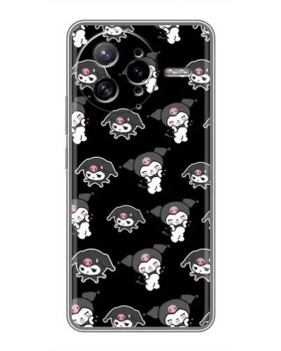 Чехол для Xiaomi POCO F7 Ultra с картинкой «Черный паттерн Kuromi» Чехол для Xiaomi POCO F7 Ultra с картинкой «Черный паттерн Kuromi»