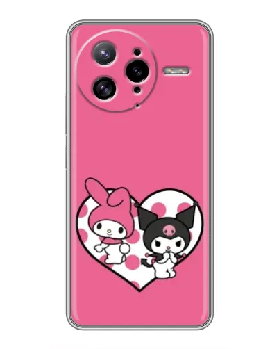 Чехол для Xiaomi POCO F7 Ultra с картинкой «Kuromi и My Melody» Чехол для Xiaomi POCO F7 Ultra с картинкой «Kuromi и My Melody»