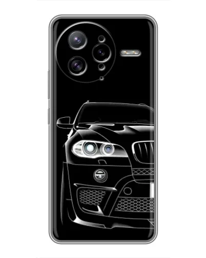 Чехол для Xiaomi POCO F7 Ultra с картинкой «Темный силуэт BMW»