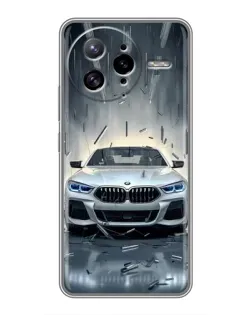 Чехол для Xiaomi POCO F7 Ultra с картинкой «BMW в свете фар»